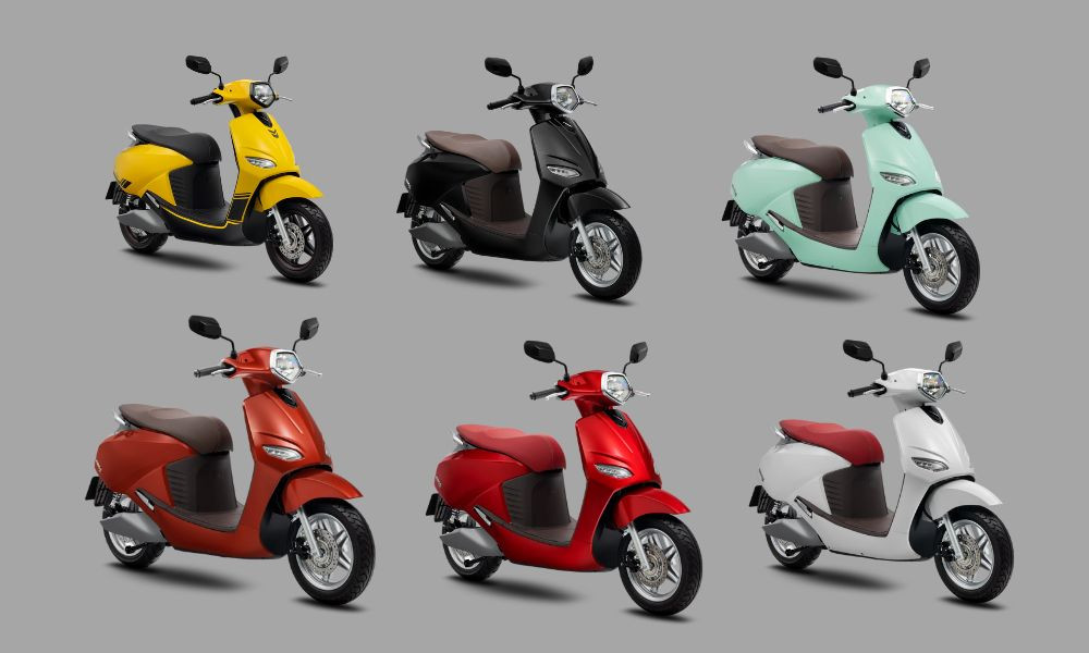 Các màu sắc đa dạng của xe máy điện VinFast Vento S