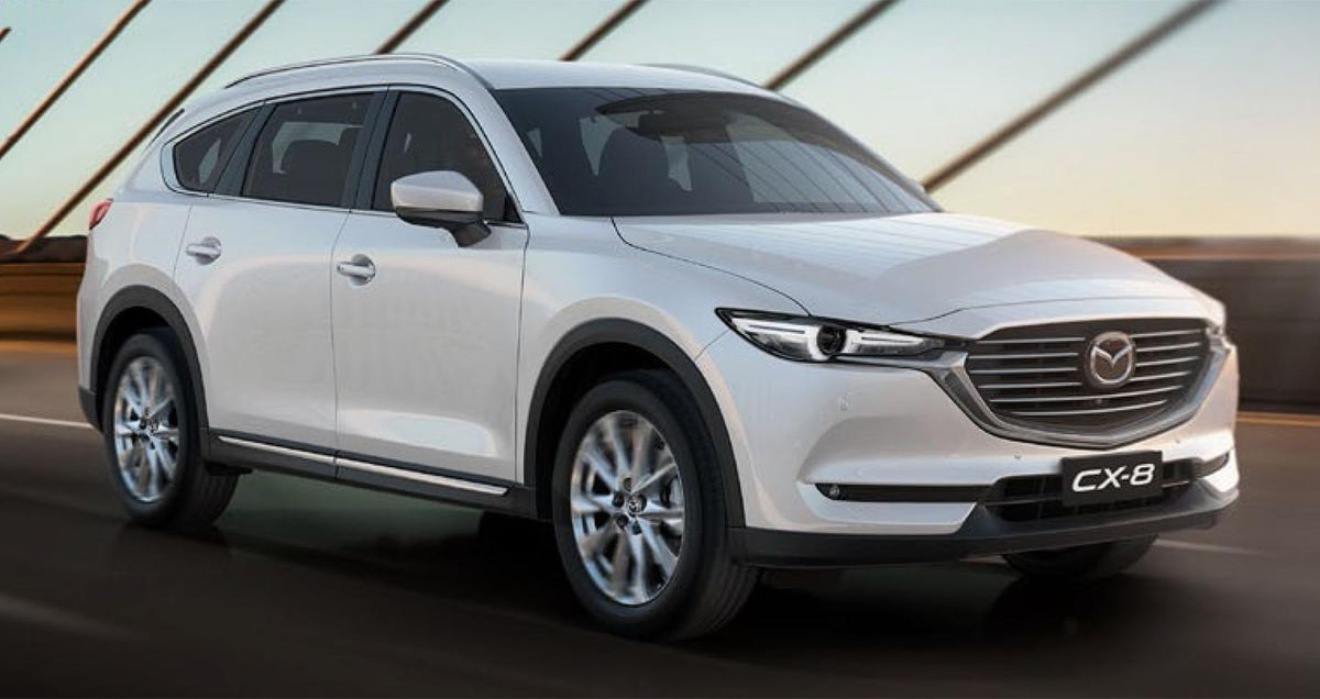 Các phiên bản màu sắc của mẫu xe **Mazda CX-8 2019**