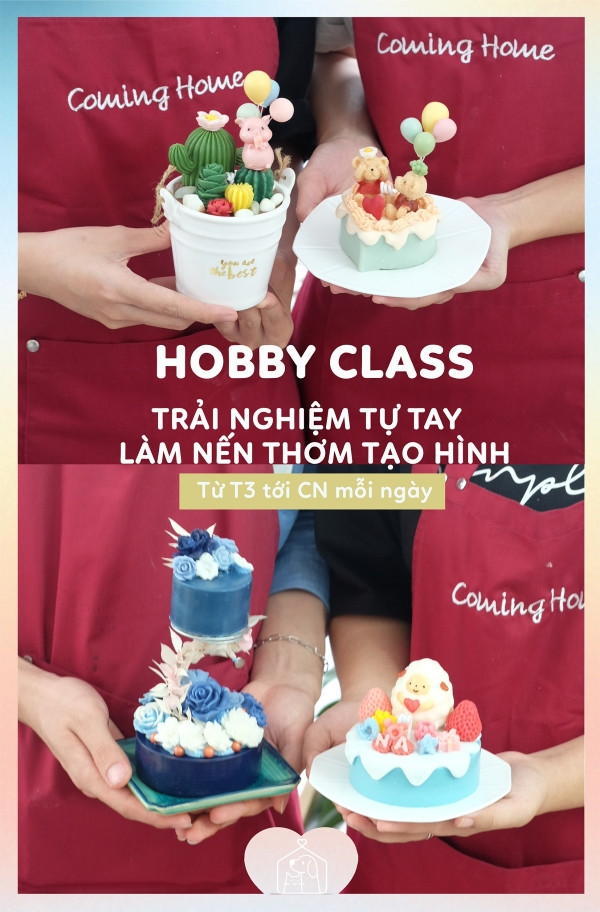 Các tác phẩm nến thơm sáng tạo được tạo ra tại Coming Home Candle
