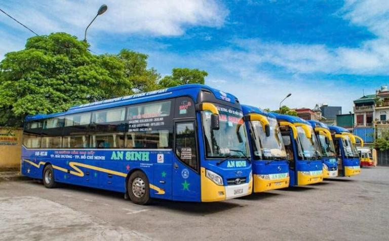 Các tuyến xe khách đậu chờ tại Bến xe Hải Dương