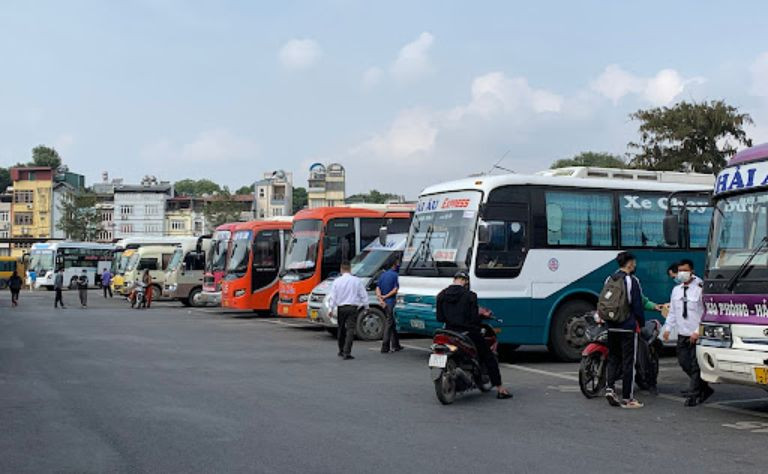 Các xe đi các tỉnh Đông Bắc tại Bến xe Mỹ Đình