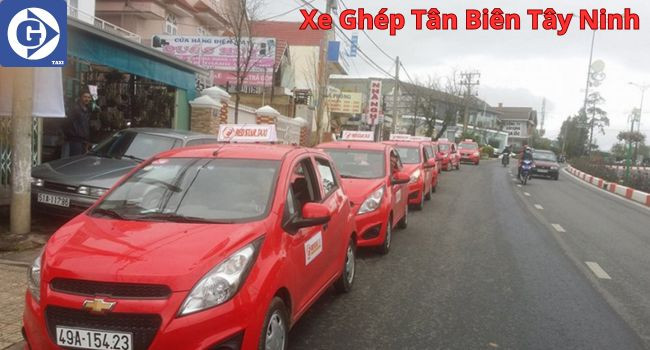 Các xe ghép tại Tân Biên Tây Ninh chờ đón khách