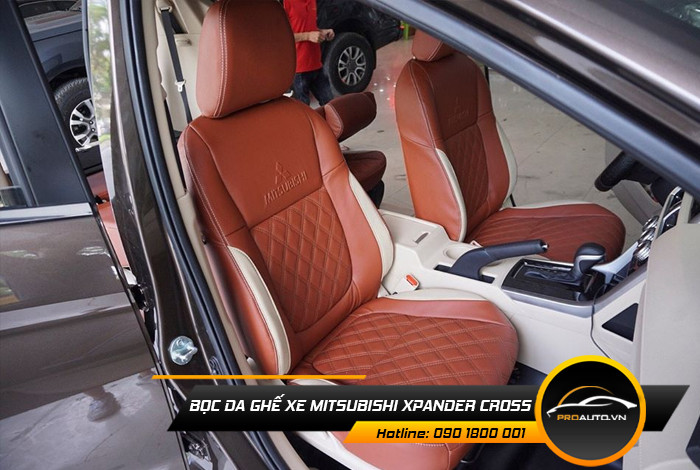 Cách bọc ghế da Mitsubishi Xpander Cross