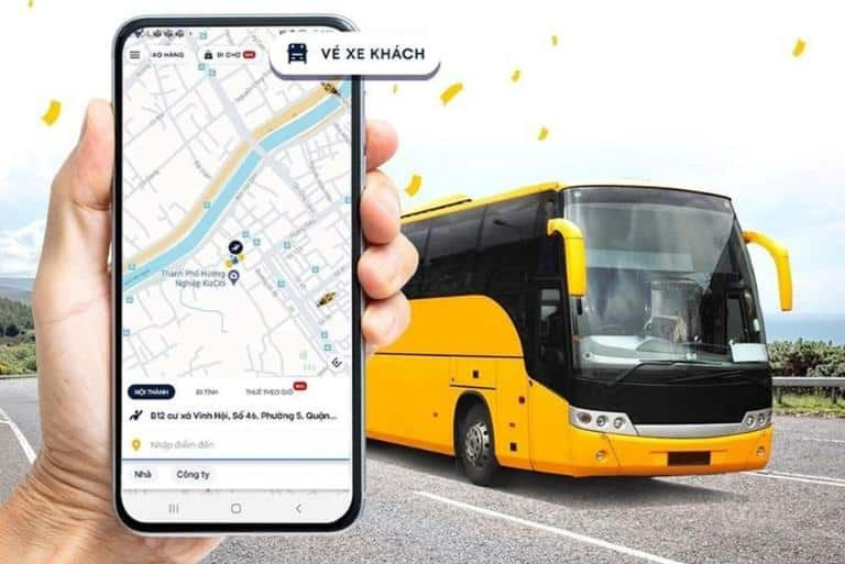 Cách đặt vé trực tuyến qua app cho xe Đình Nhân