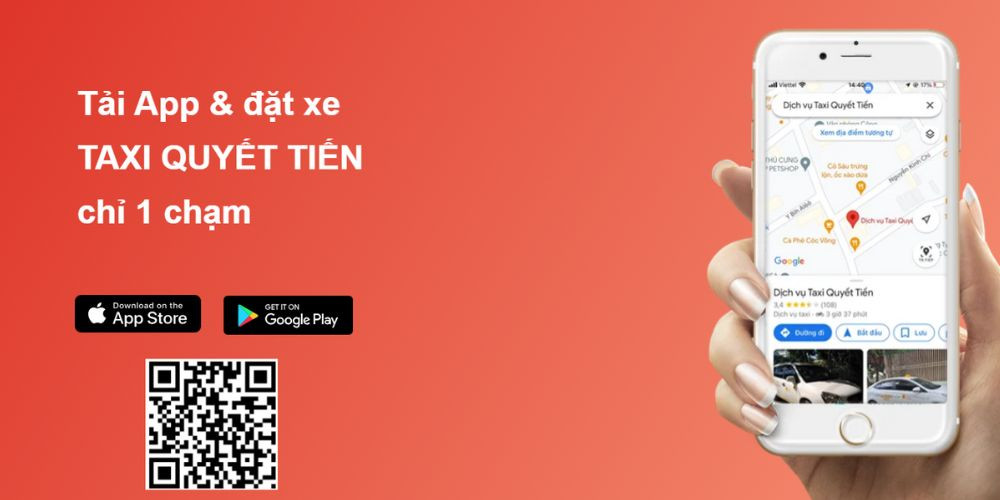 Cách đặt xe taxi Quyết Tiến nhanh chóng chỉ với một chạm trên ứng dụng