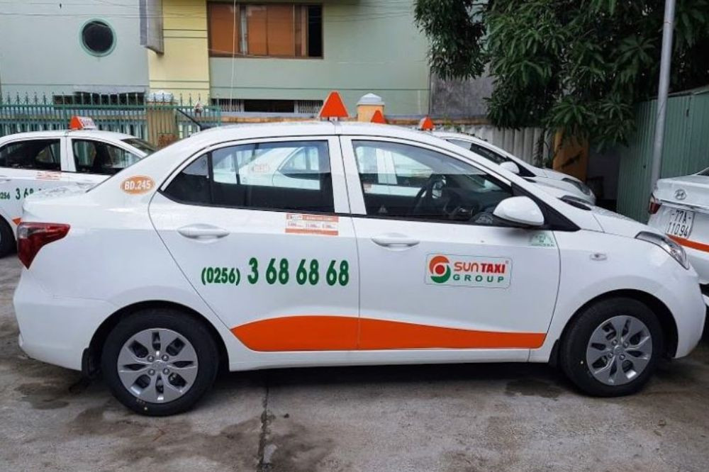 Cách đặt xe taxi Sun Taxi tại An Nhơn Bình Định qua tổng đài