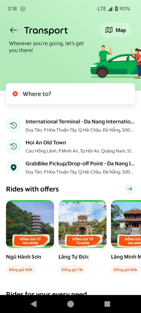 Cách dùng Grab ở Thành phố Hồ Chí Minh