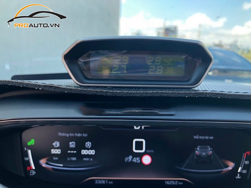 Cảm biến áp suất lốp Icar có thiết kế nhỏ gọn