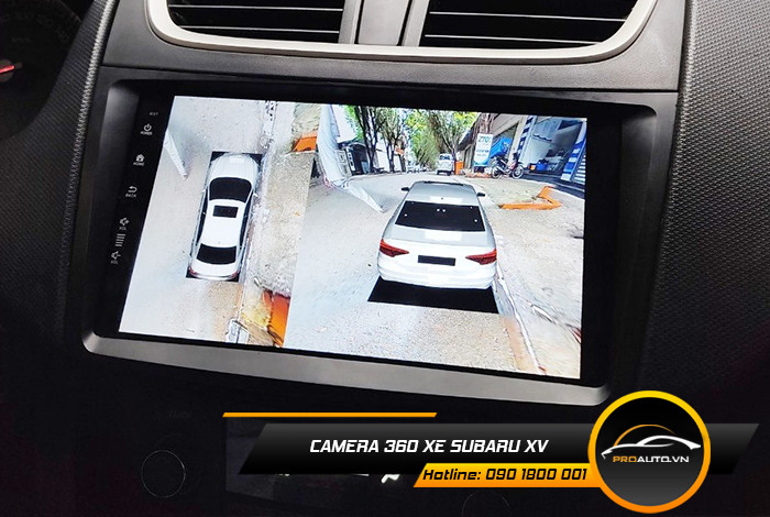 Camera 360 độ xe Subaru XV loại bỏ điểm mù