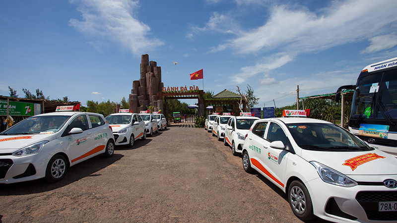 Cận cảnh biển hiệu taxi Phú Yên