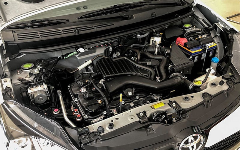 Cận cảnh động cơ 1.2L Dual VVT-i mạnh mẽ của Toyota Wigo 2022
