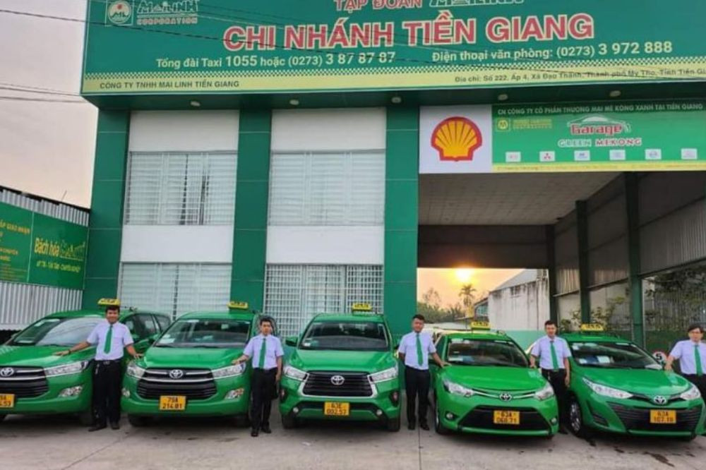 Chi nhánh Taxi Mai Linh tại Tiền Giang với dòng xe hiện đại
