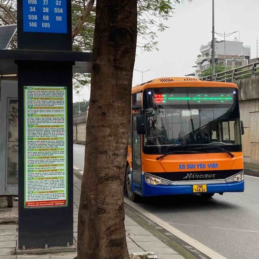 Chi tiết lộ trình xe bus 90 Hà Nội mới nhất