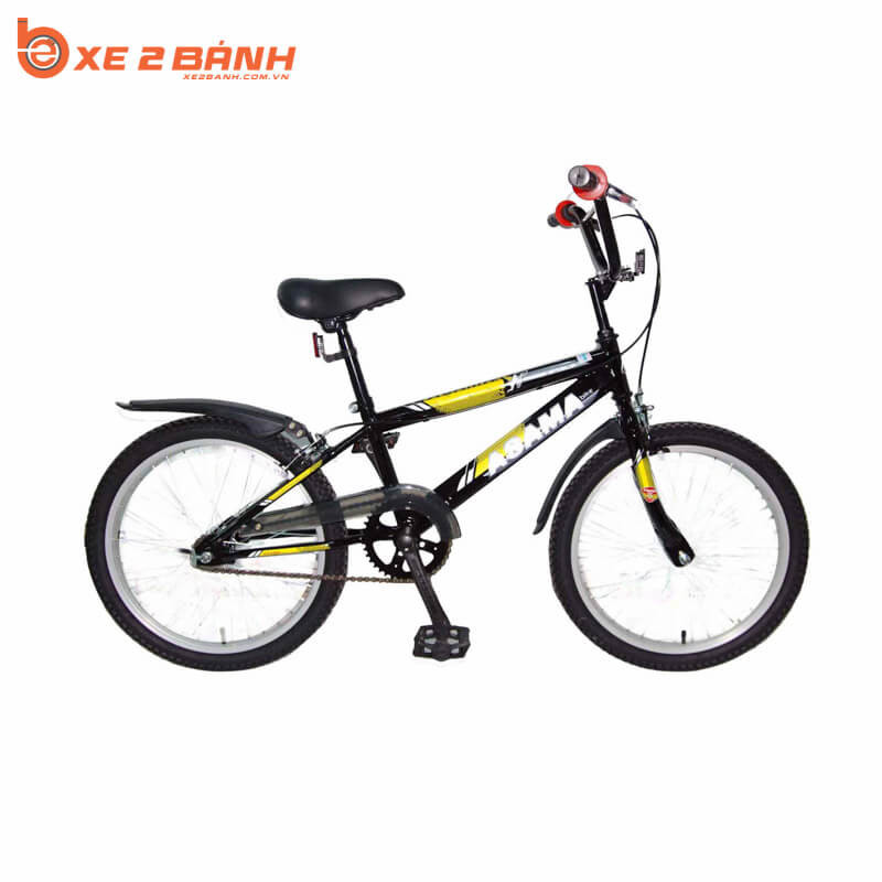 Chi tiết xe đạp học sinh ASAMA AMT02 20 inch màu đen