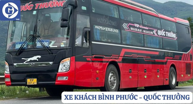 Chiếc xe khách Bình Phước tại trạm dừng.