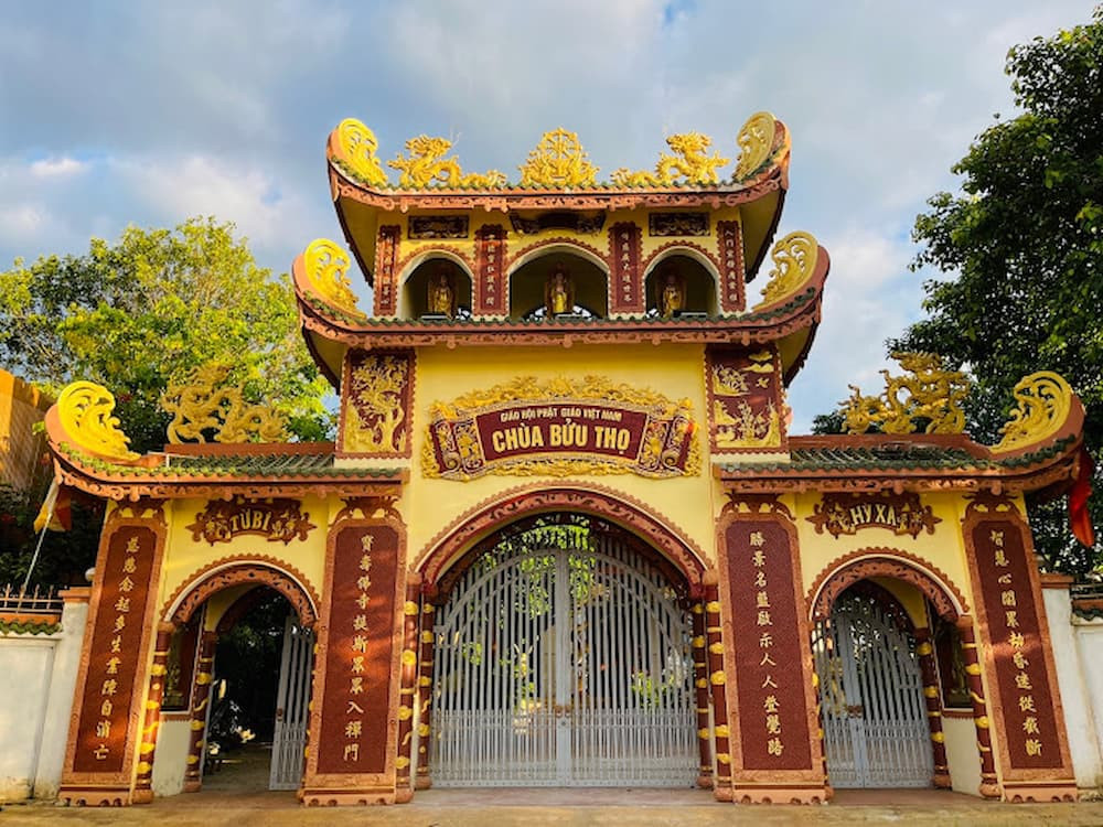 Chùa Bửu Thọ cổ kính gần Công viên Đồng Xanh Gia Lai