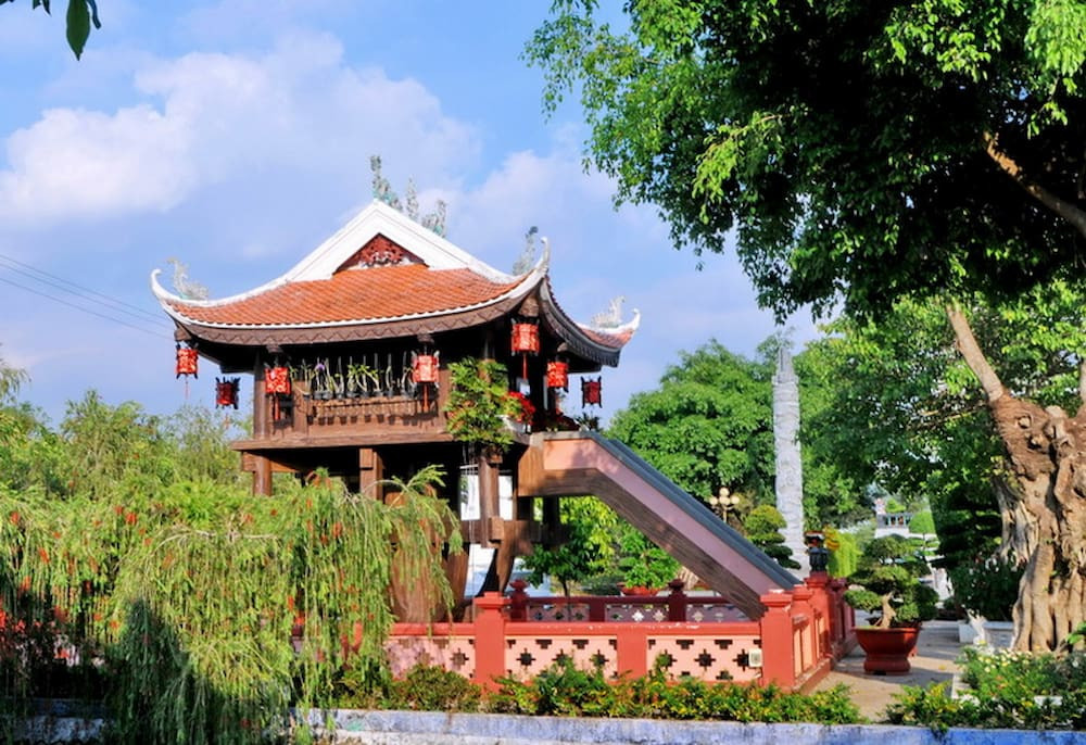 Chùa Một Cột, bản sao kiến trúc độc đáo trong Công viên Đồng Xanh Gia Lai