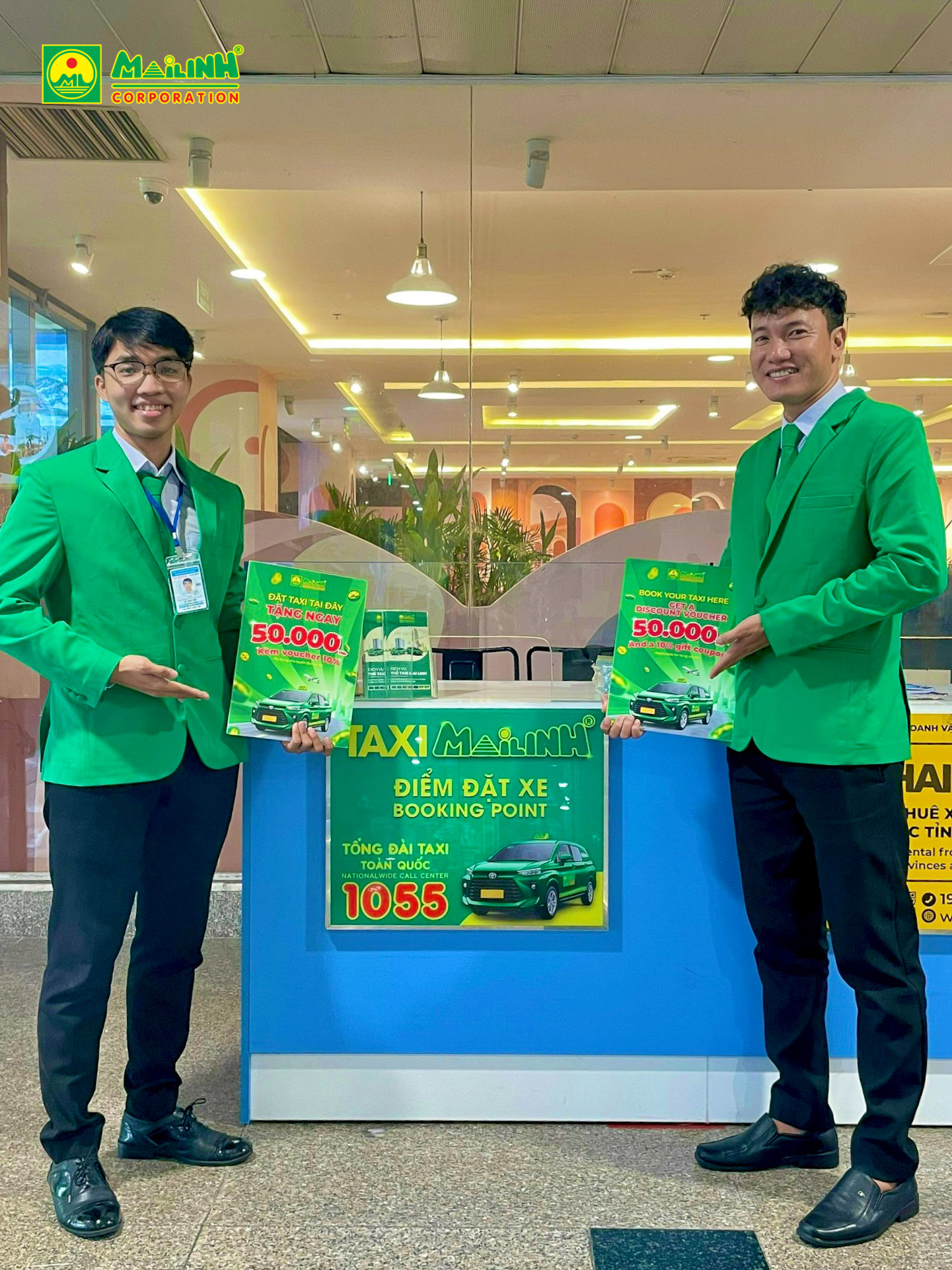 Chương trình ưu đãi khi mua vé taxi mai linh tân an