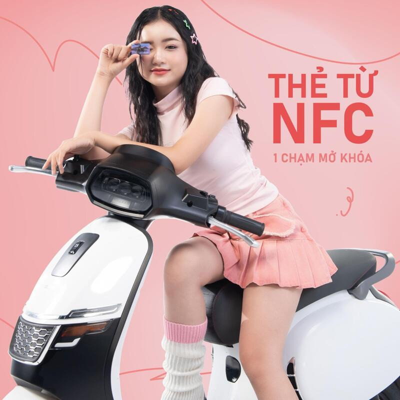 Công nghệ mở khóa NFC tiện lợi của xe điện Rova