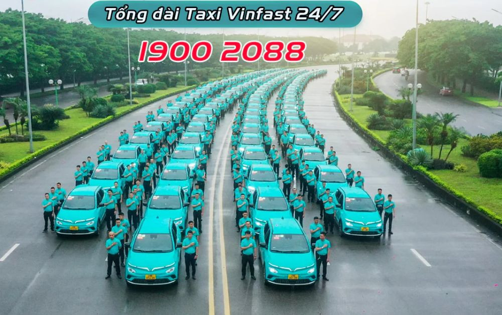 Dàn xe điện thân thiện môi trường của taxi Xanh SM Định Quán Đồng Nai
