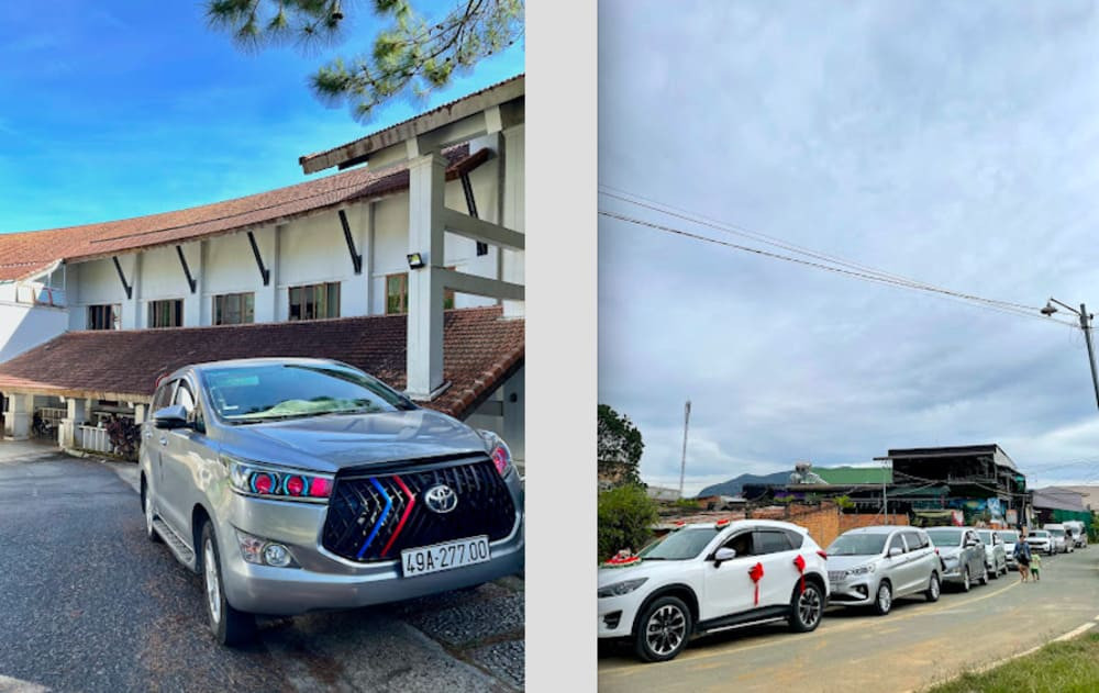 Dàn xe hiện đại của Taxi Vũ Minh Tuấn Đơn Dương sẵn sàng đón khách.