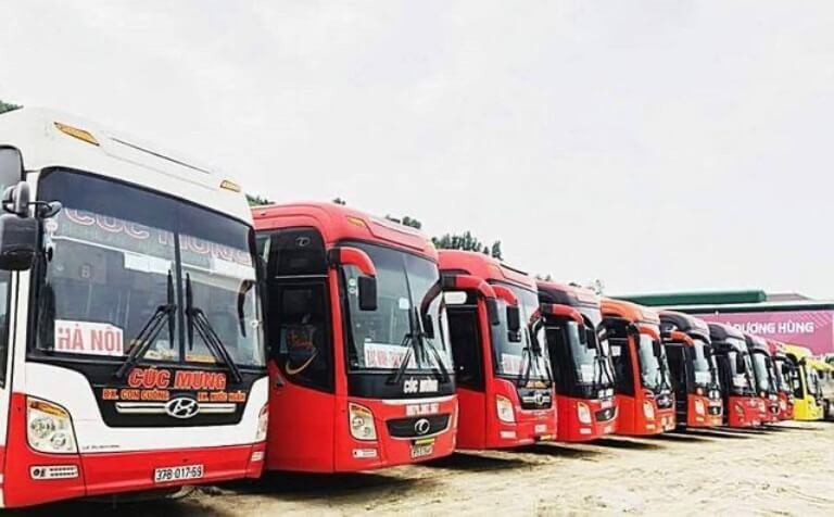Dàn xe khách chất lượng cao của Dũng Bảy tuyến Hà Tĩnh Huế