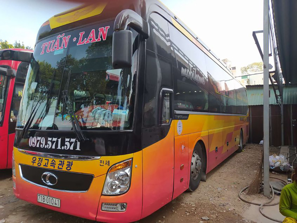 Dàn xe khách Tuấn Lan hiện đại đáp ứng nhu cầu xe giường nằm đi Tiền Giang