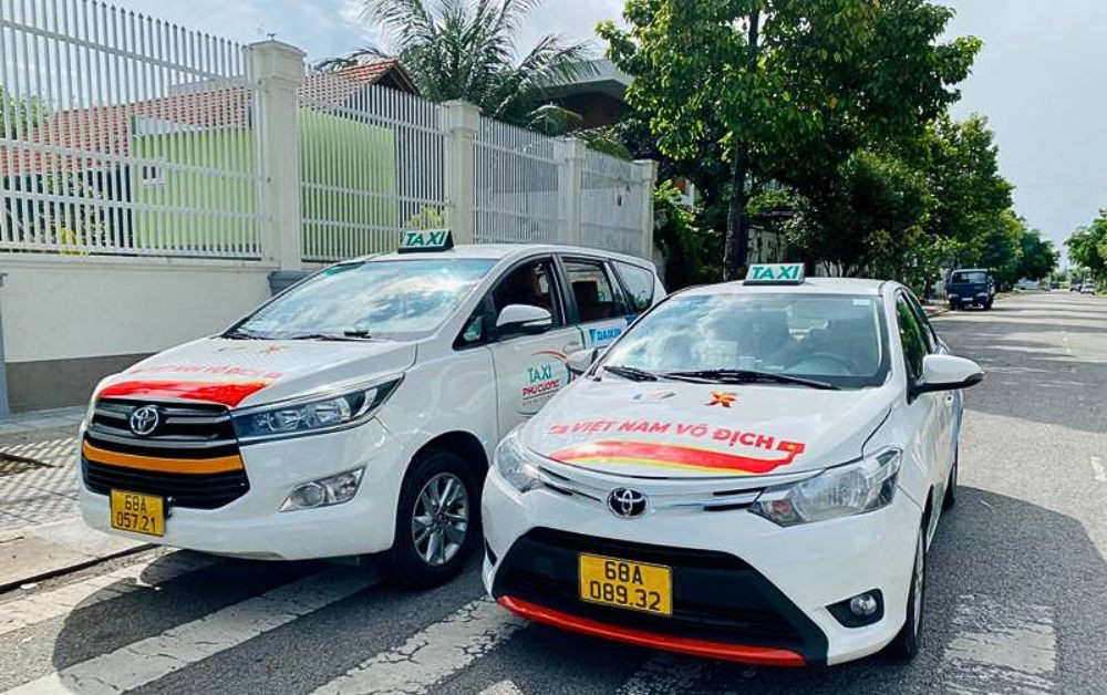 Dàn xe mới, tiện nghi của hãng taxi Phú Cường Kiên Giang phục vụ tại Tân Hiệp