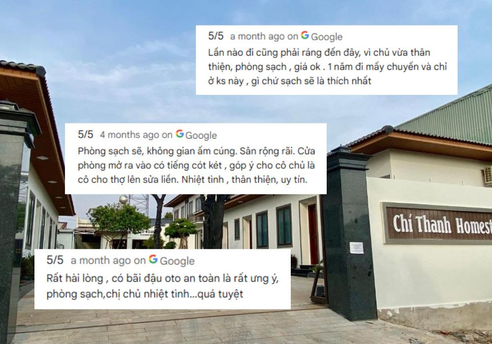 Đánh giá chất lượng dịch vụ của Chí Thanh Homestay Chư Sê