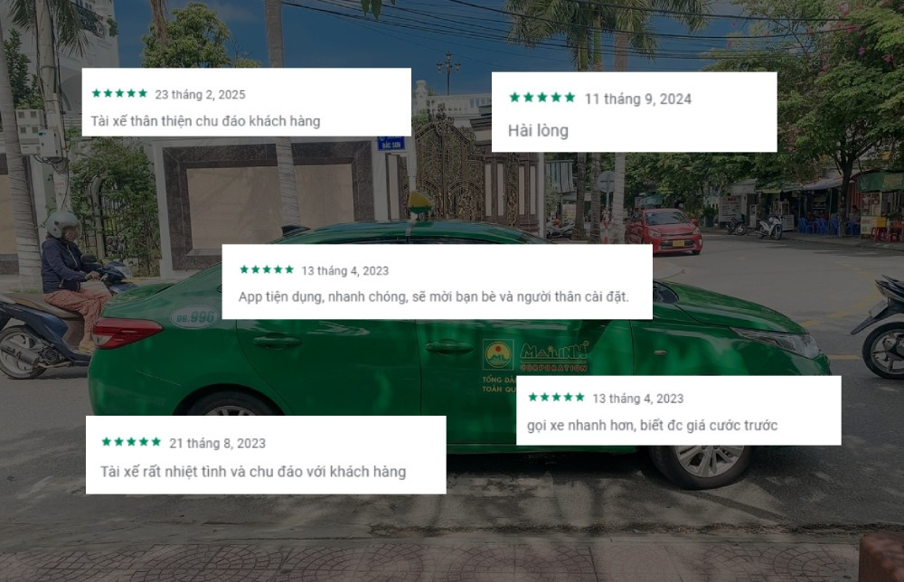 Đánh giá của khách hàng về trải nghiệm dịch vụ Taxi Mai Linh