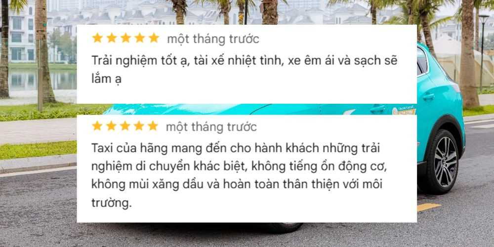 Đánh giá của khách hàng về trải nghiệm dịch vụ taxi Xanh SM