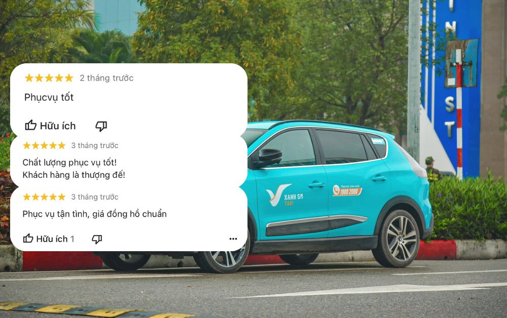 Đánh giá dịch vụ taxi Xanh SM tại Đức Hòa