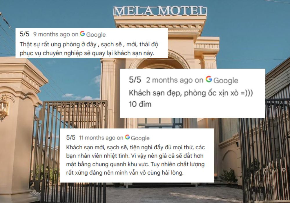 Đánh giá tích cực từ du khách về dịch vụ tại MELA Hotel Chư Sê