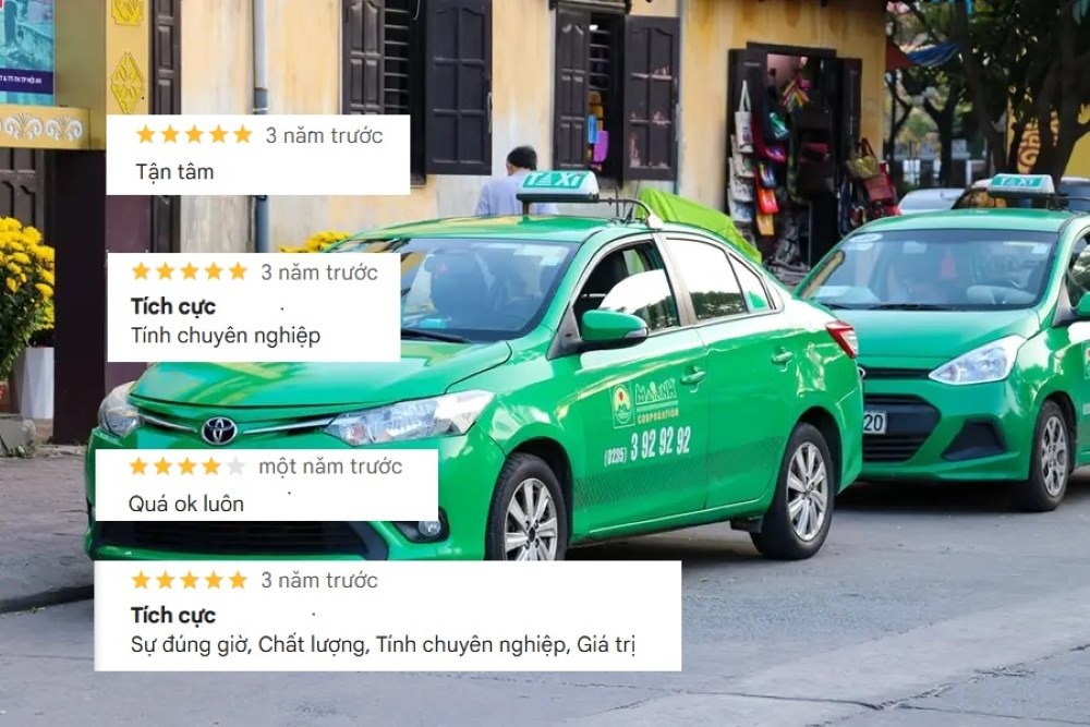 Đánh giá và phản hồi tích cực của khách hàng về dịch vụ taxi Mai Linh Sơn La