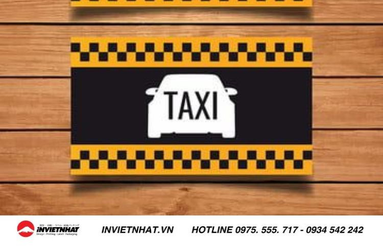 Danh thiep taxi dep, an tuong