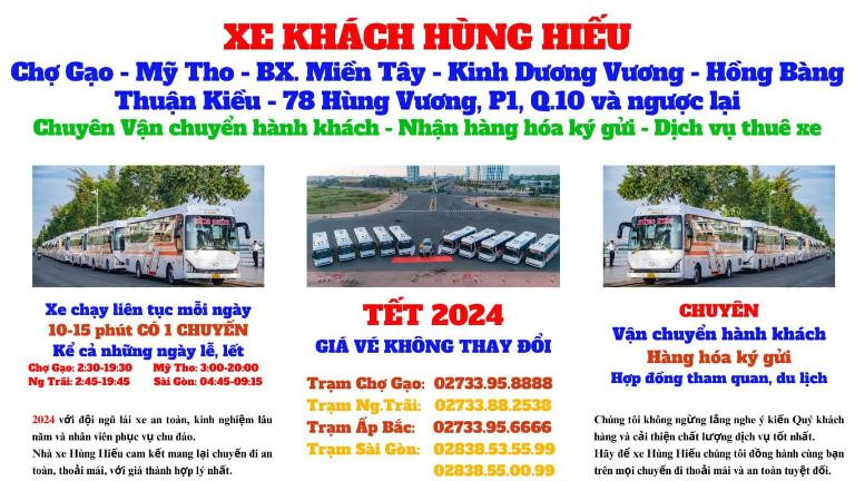 Đặt vé nhà xe Hùng Hiếu qua Facebook