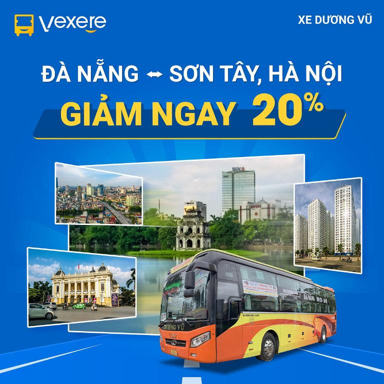 Đặt vé trực tuyến qua website trung gian hỗ trợ Nhà xe Dương Vũ