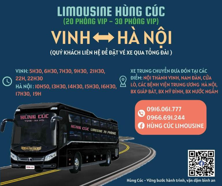 Đặt vé xe Hùng Cúc qua điện thoại