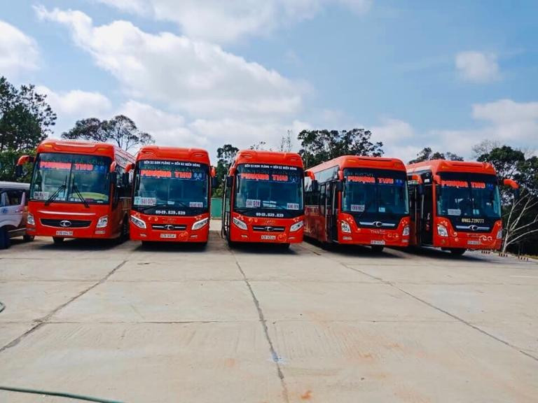 Đặt vé xe Phượng Thu qua ứng dụng Vexere