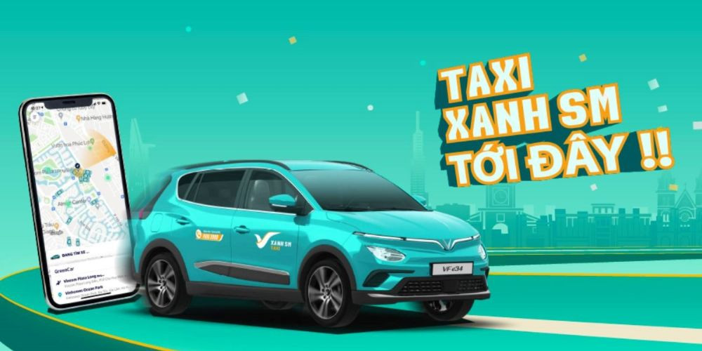 Đặt xe dễ dàng qua ứng dụng Taxi Xanh SM trên điện thoại