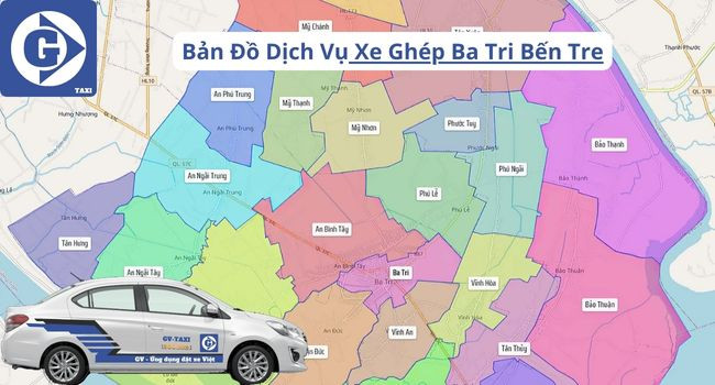 Đặt xe ghép Ba Tri Bến Tre tiện lợi qua ứng dụng di động