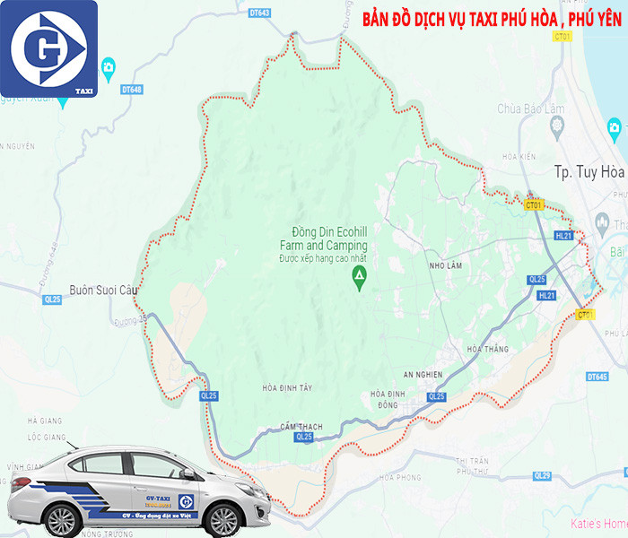 Đặt xe taxi Phú Hòa Phú Yên tiện lợi qua ứng dụng