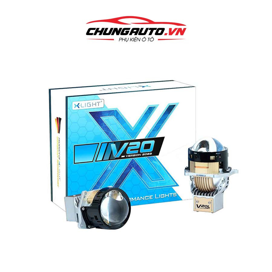 Đèn bi laser Xlight V20L 2024 cao cấp dành cho ô tô