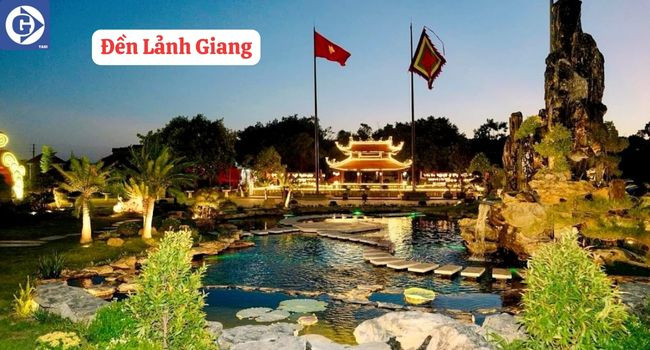 Đền Lảnh Giang bên bờ sông Hồng