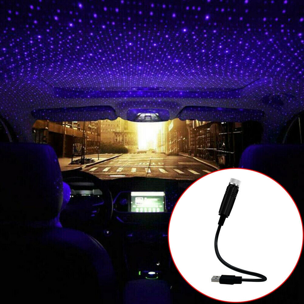 Đèn LED chiếu sao tạo không gian huyền ảo trong xe ô tô