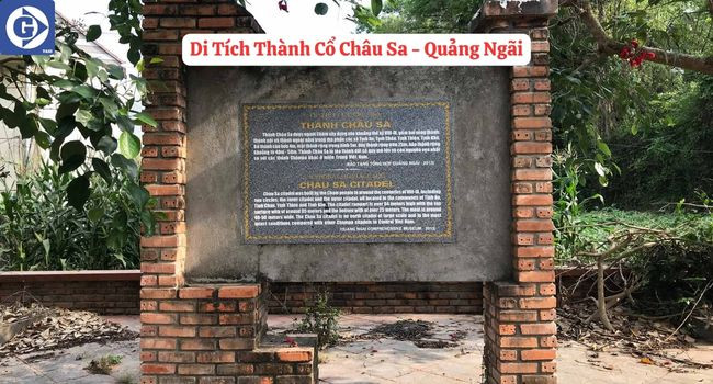 Di tích Thành cổ Châu Sa Quảng Ngãi
