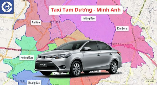 Dịch vụ Taxi Minh Anh Tam Dương với nhiều loại xe