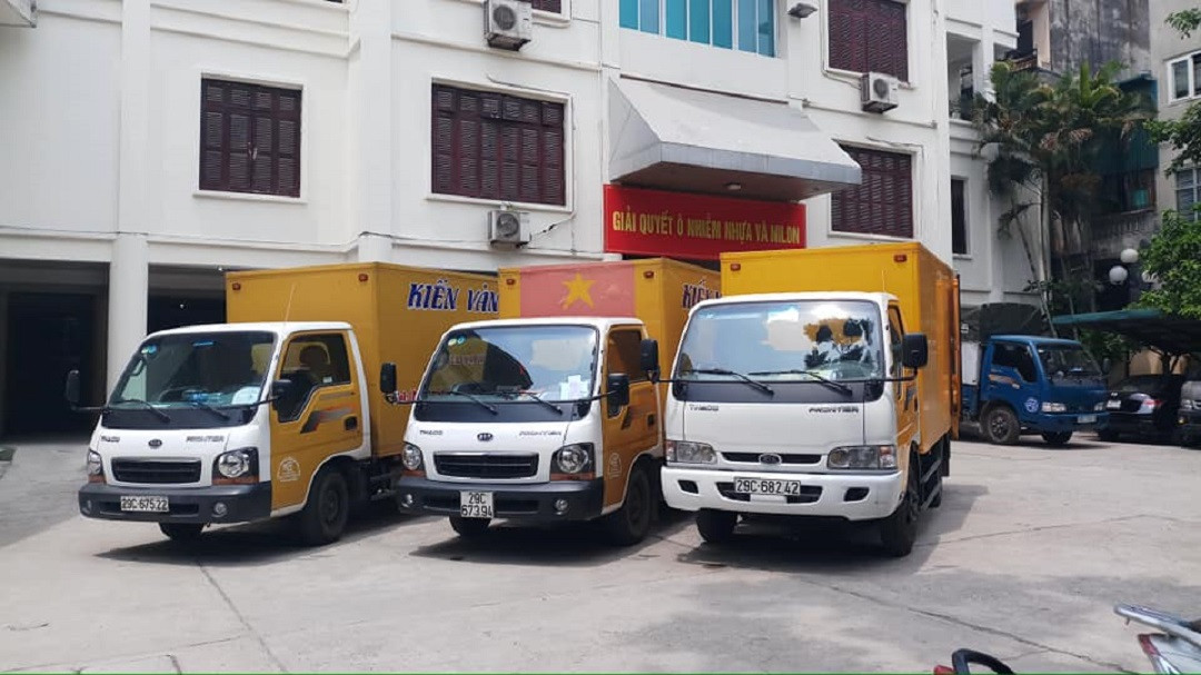 Dịch vụ taxi tải Kiến Vàng chuyển văn phòng trọn gói