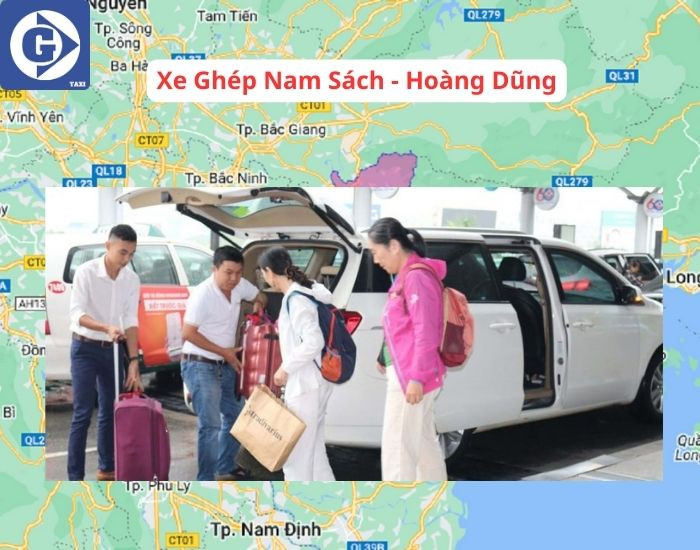 Dịch vụ xe ghép Nam Sách Hải Dương giá rẻ