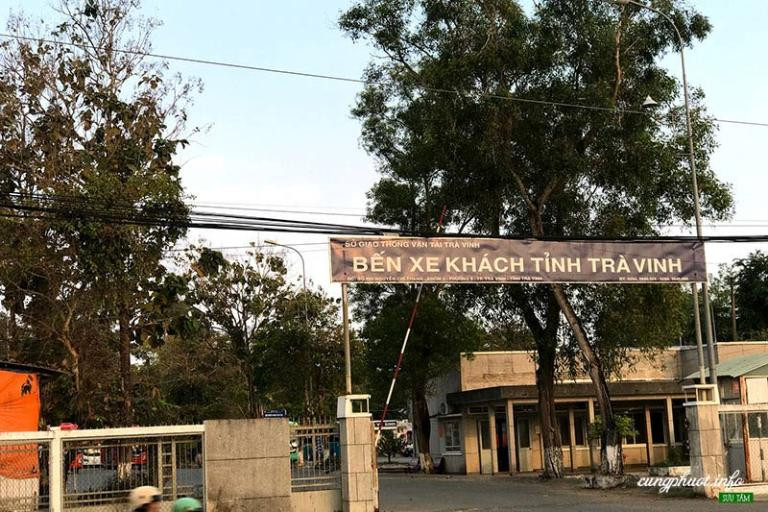 Điểm trung chuyển Bến xe Trà Vinh tại Đồng bằng sông Cửu Long